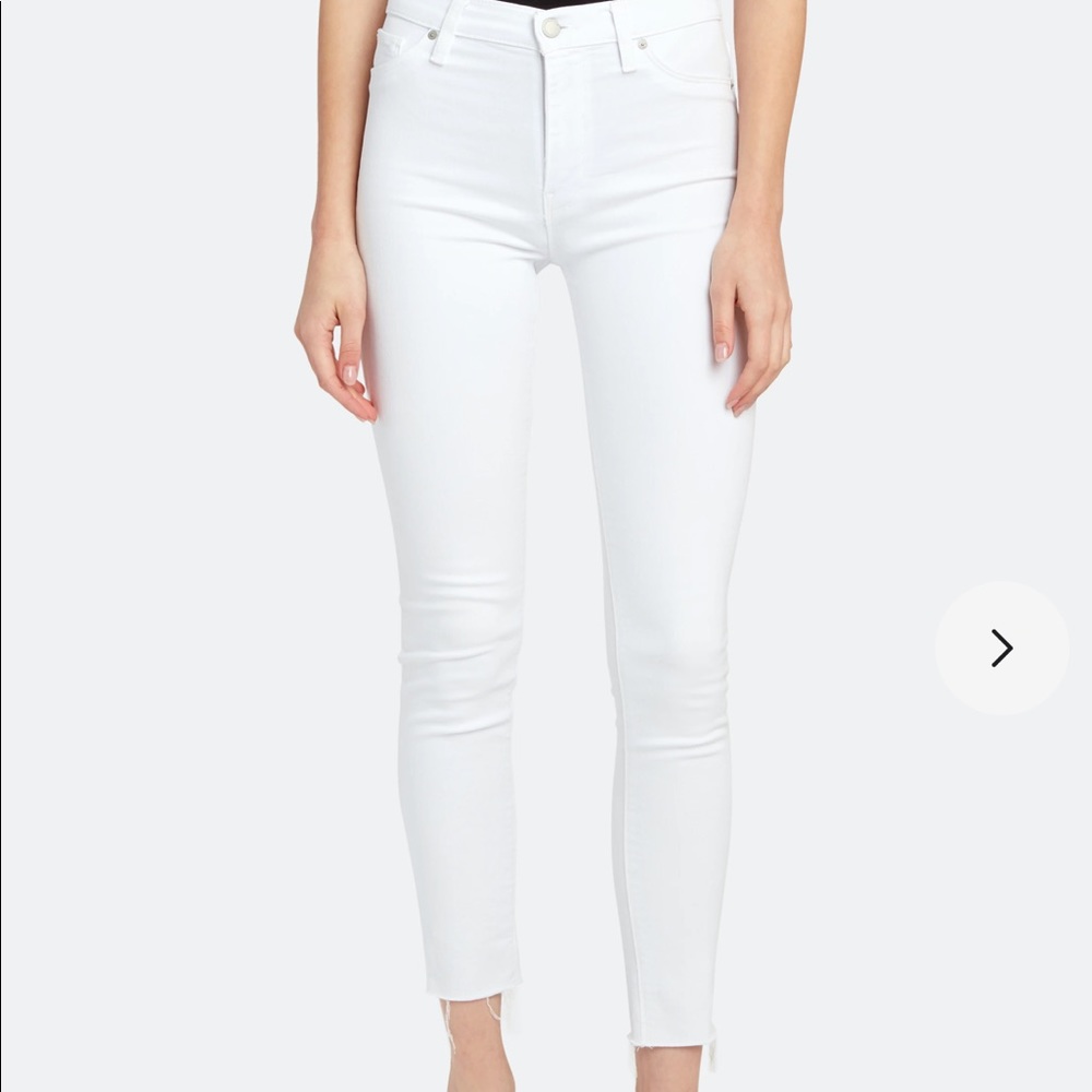Hudson white jeans